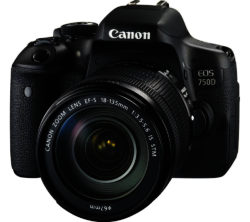 CANON  EOS 750D DSLR Camera with EF-S 18-135 mm f/3.5-5.6 IS STM Zoom Lens
